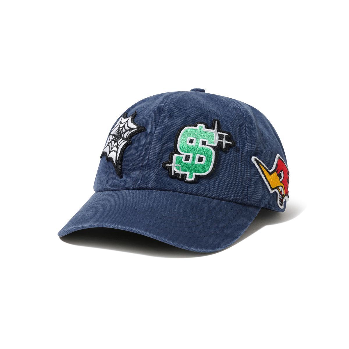 Cash Only Service 6 Panel Cap - Navy
