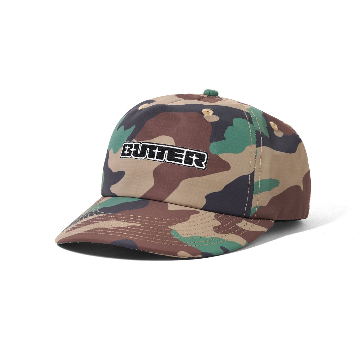 Butter Goods Glint Snapback Cap - Woodland Camo