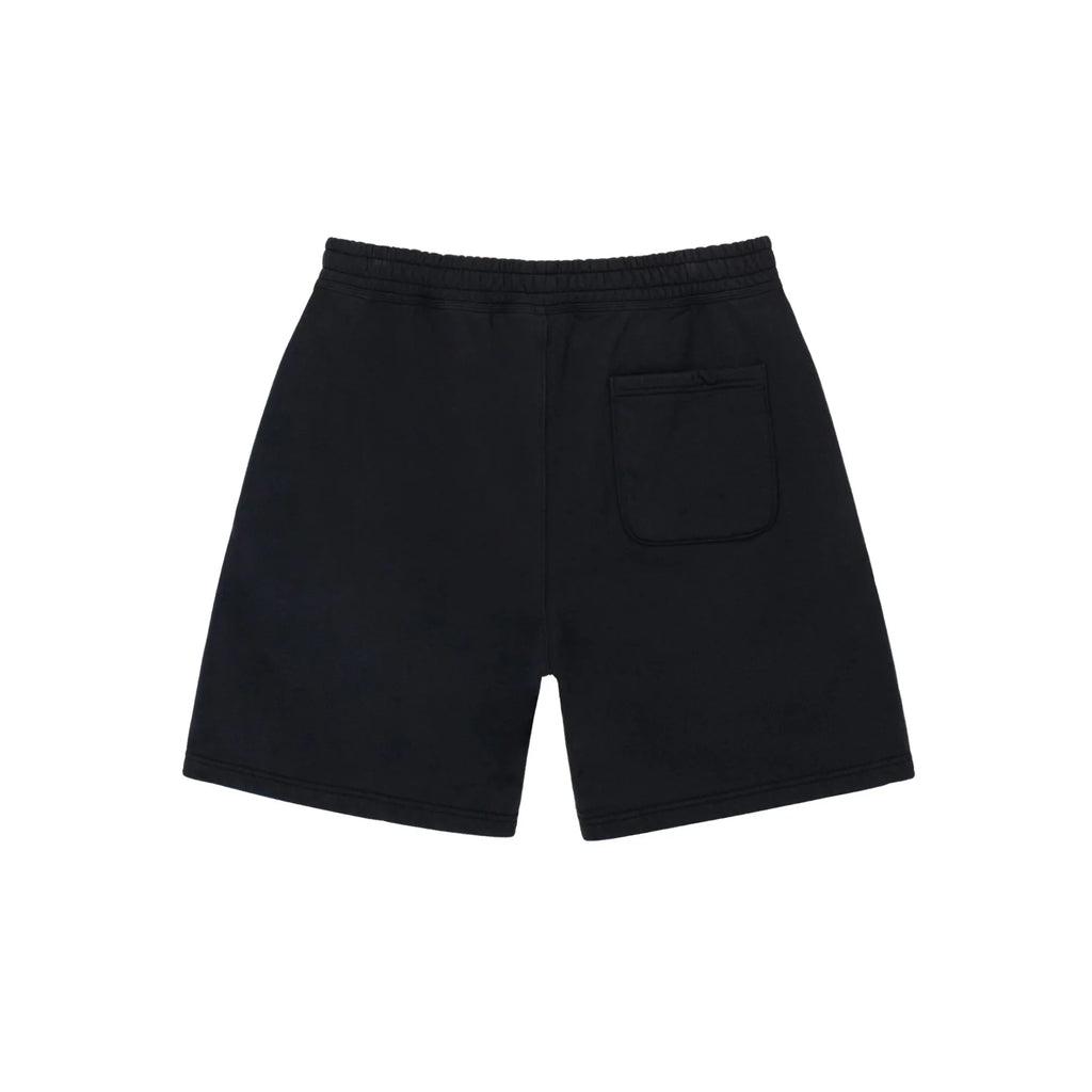 Stussy Stock Logo Fleece Short - Black