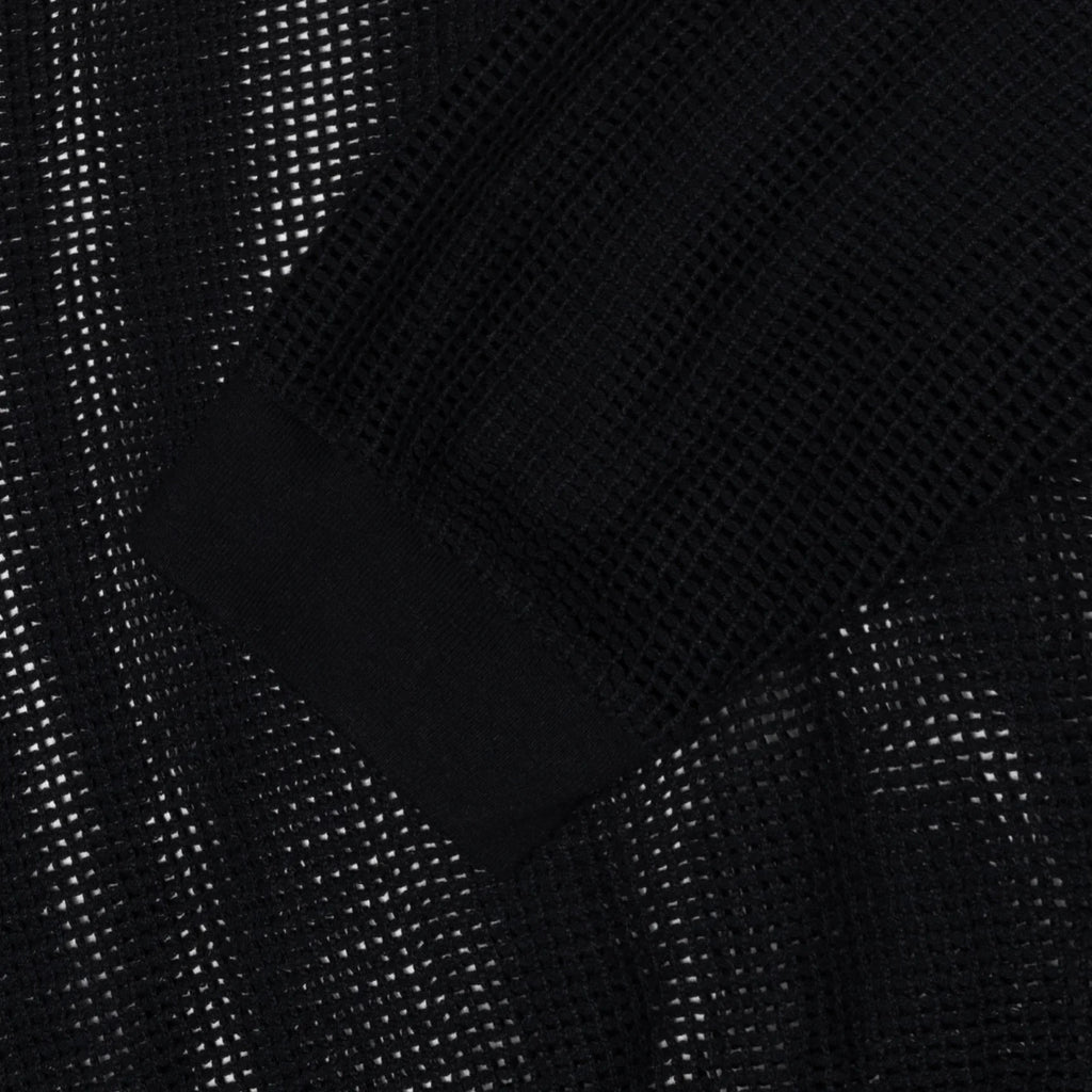 Stussy Cotton Mesh Crew Longsleeve - Black