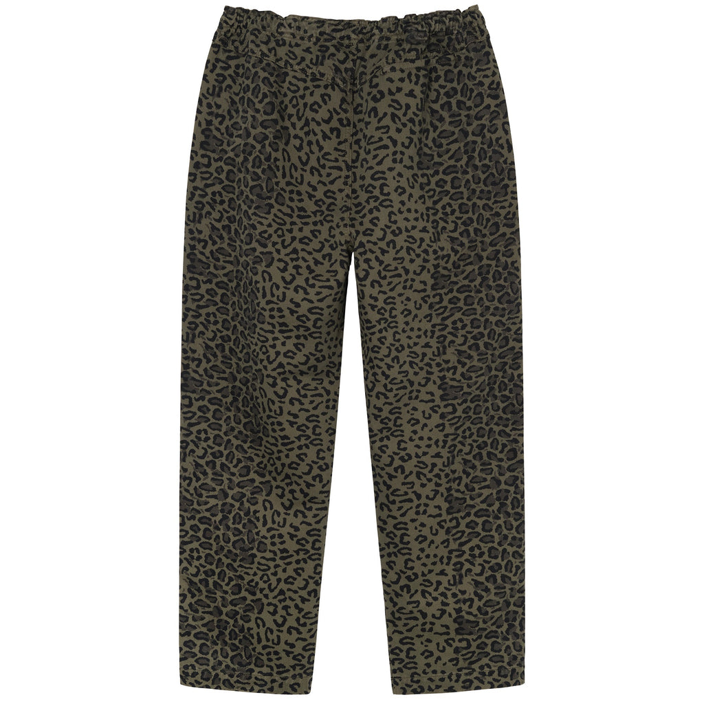 Stussy Leopard Beach Pant - Olive