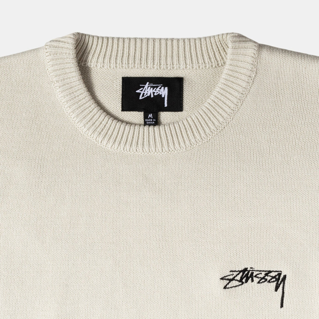 Stussy Care Label Sweater - Natural