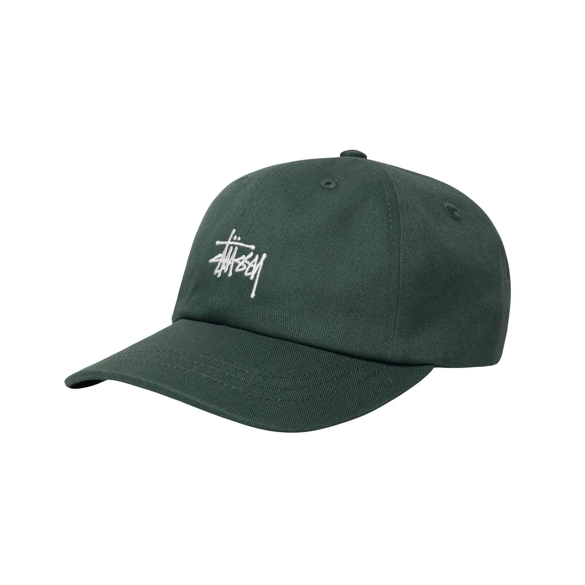 Stussy Basic Stock Low Pro Cap - Forest