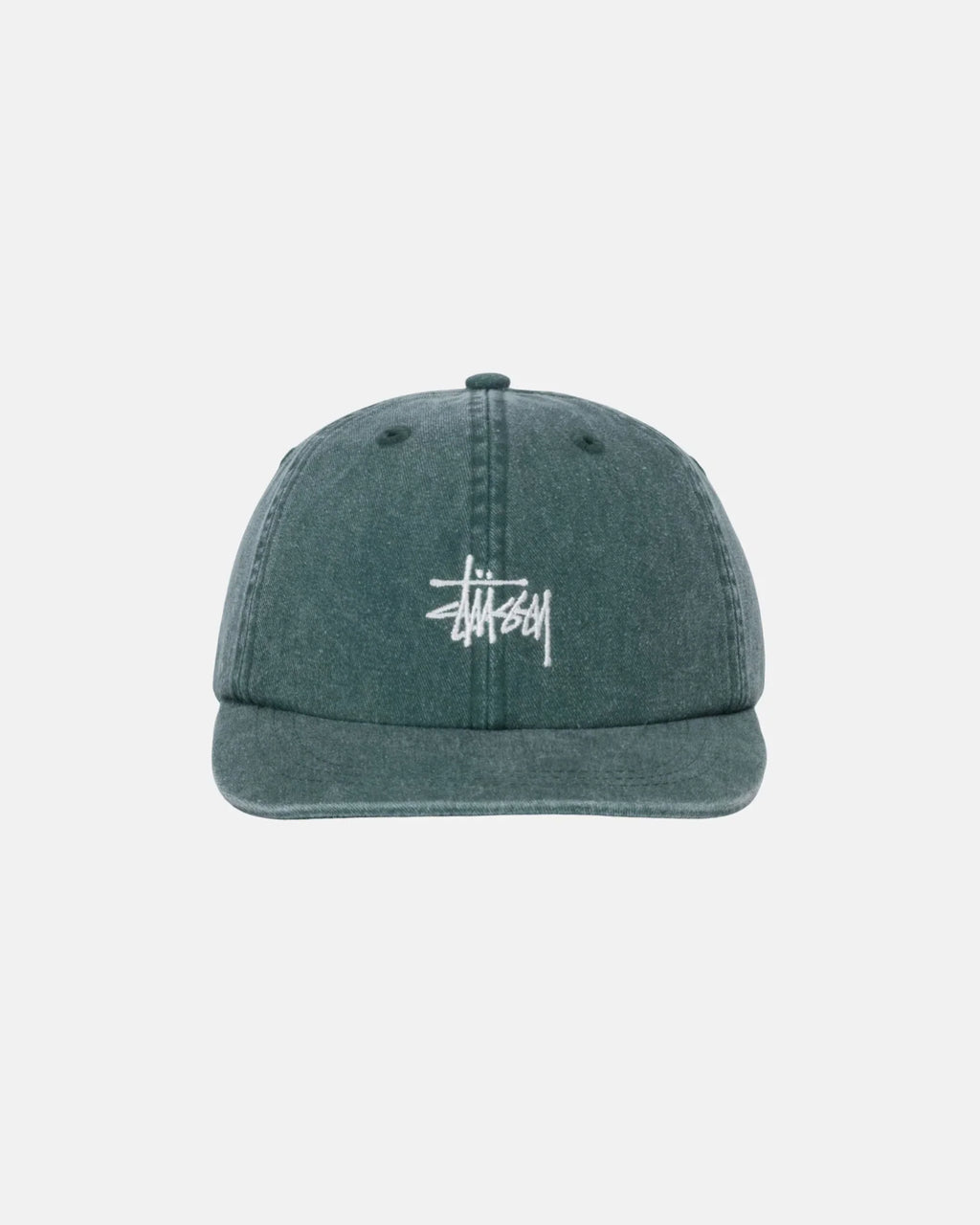 Stussy Washed Basic Low Pro Cap - Pine