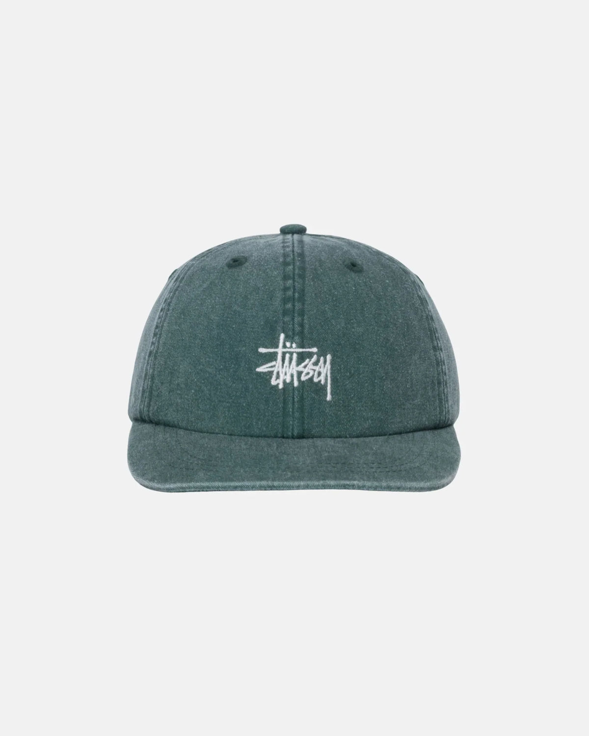 Stussy Washed Basic Low Pro Cap - Pine