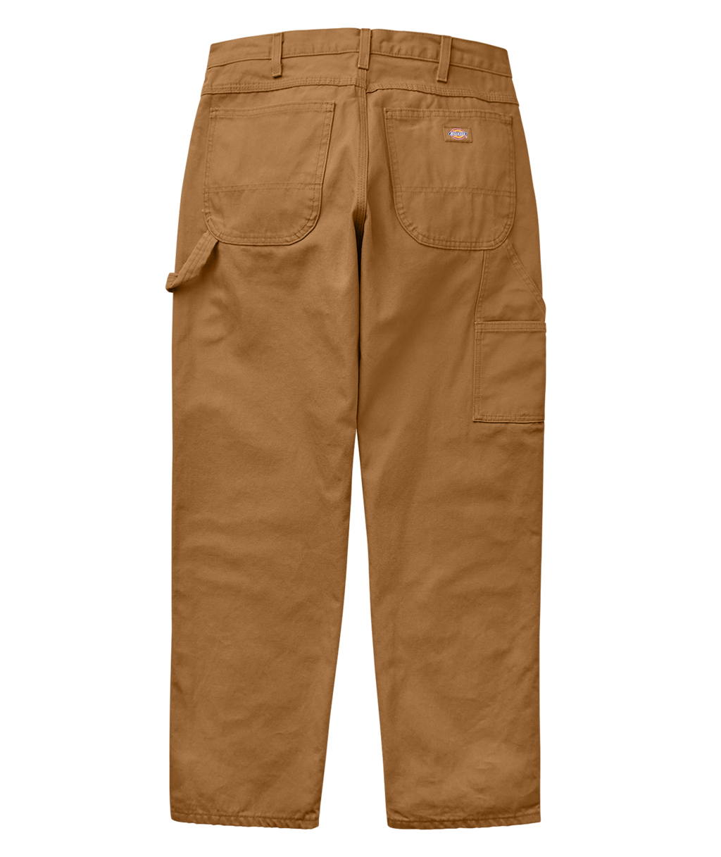 Dickies Relaxed Fit Duck Carpenter Pants - Rinsed Duck Brown