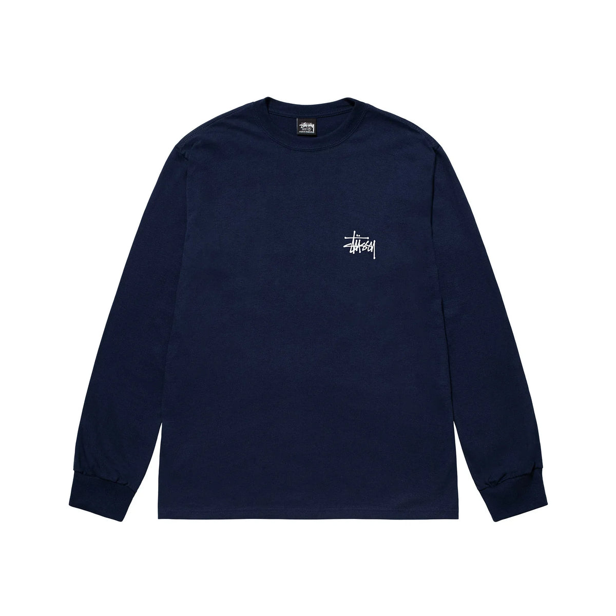 Stussy Basic Longsleeve - Navy