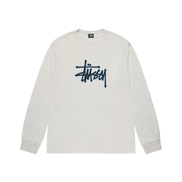 Stussy Outlined Pigment Dyed Longsleeve - Natural