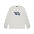 Stussy Outlined Pigment Dyed Longsleeve - Natural