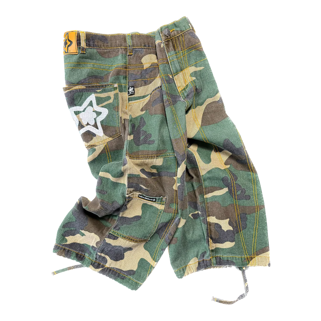 Star Team Star Capri Cargo Shorts - Camo