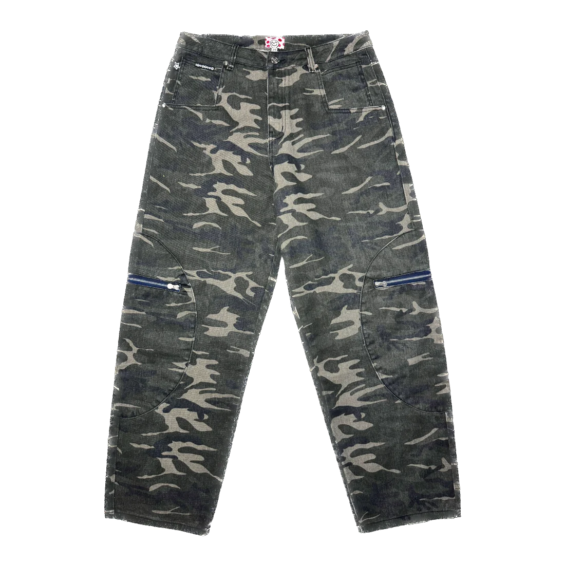 Star Team Circle Cargo Jeans - Camo