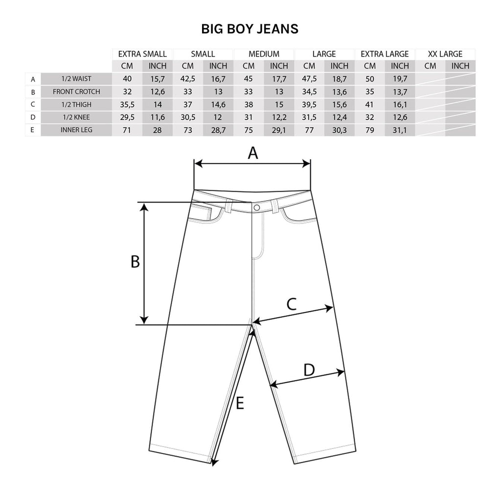 Polar Big Boy Jeans - Yellow Black
