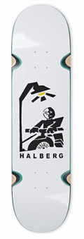 Polar Halberg Insomnia White Wheel Wells Deck - 8.5
