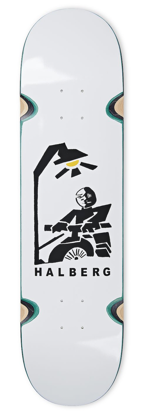 Polar Halberg Insomnia White Wheel Wells Deck - 8.5