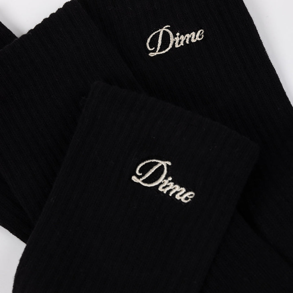 Dime Two Pack Crew Socks - Black