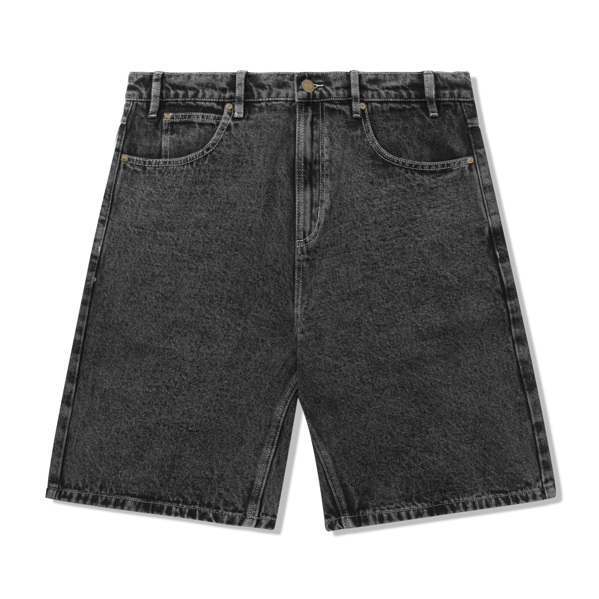Butter Goods Applique Denim Shorts - Acid Black