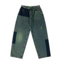 Dime Baggy Denim Pants - Distressed Green