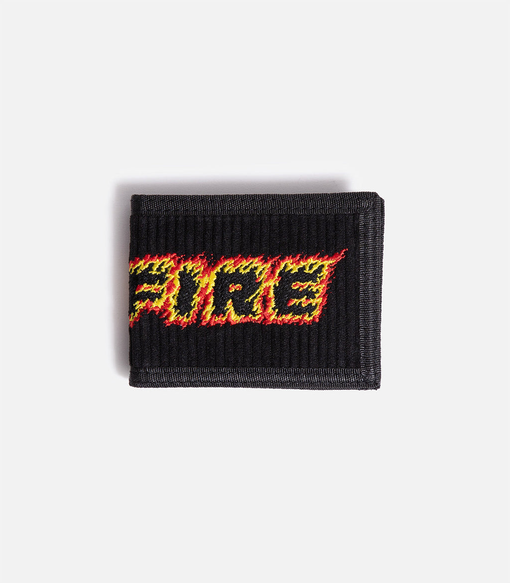 Spitfire Flames Script Bifold Wallet