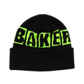 Baker Brand Logo Beanie - Black/Green