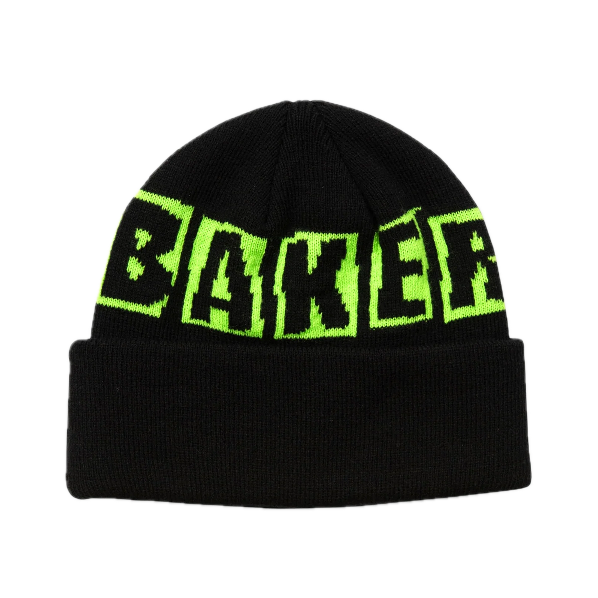 Baker Brand Logo Beanie - Black/Green