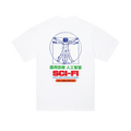 Sci-Fi Fantasy Chain Of Being Tee - White