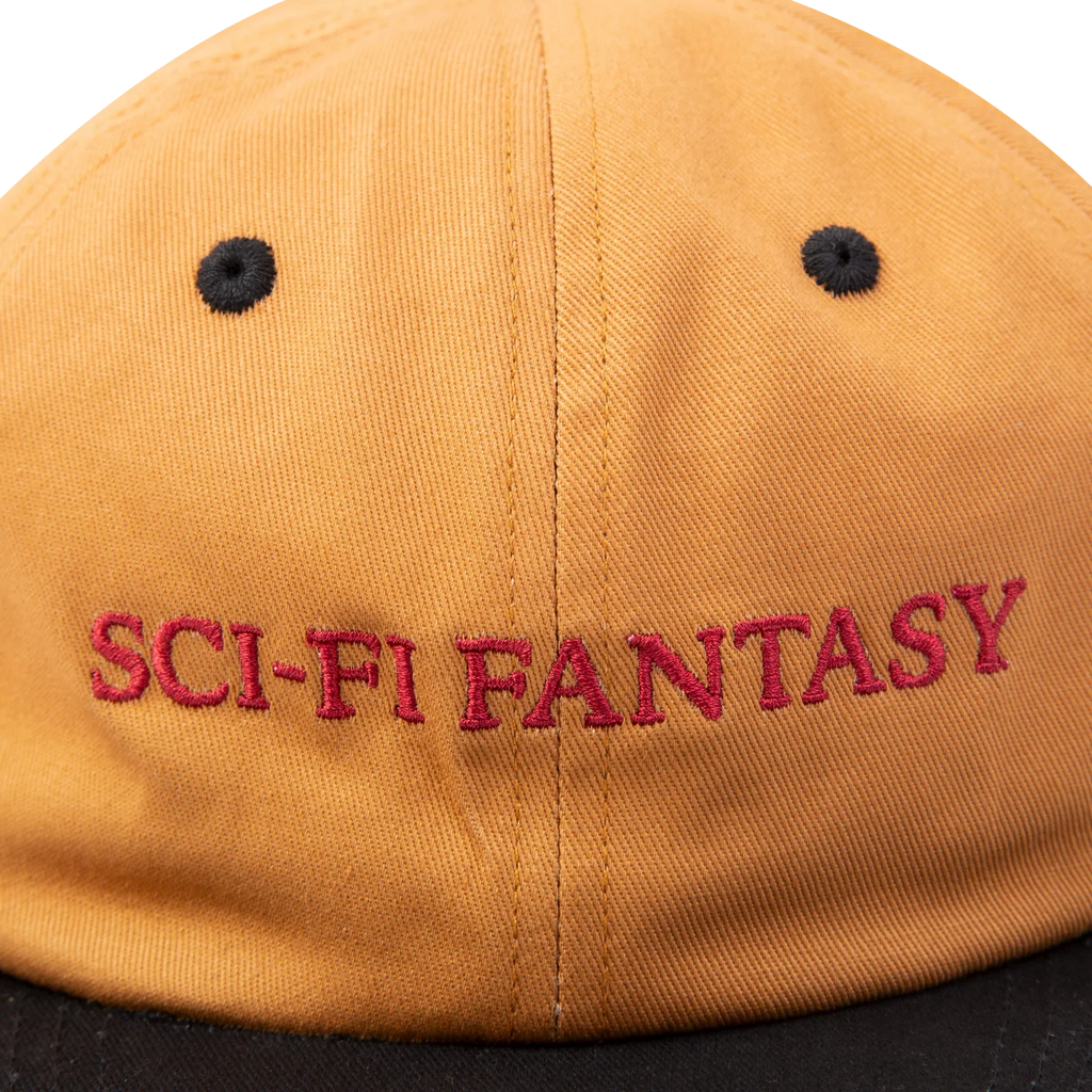 Sci-Fi Fantasy Flat Logo Hat - Brown/Black