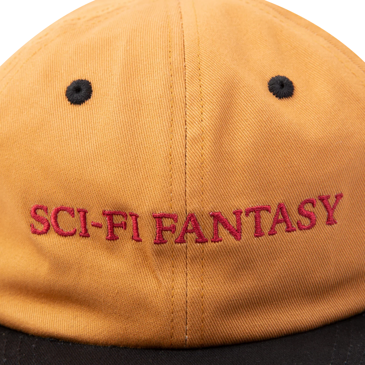 Sci-Fi Fantasy Flat Logo Hat - Brown/Black