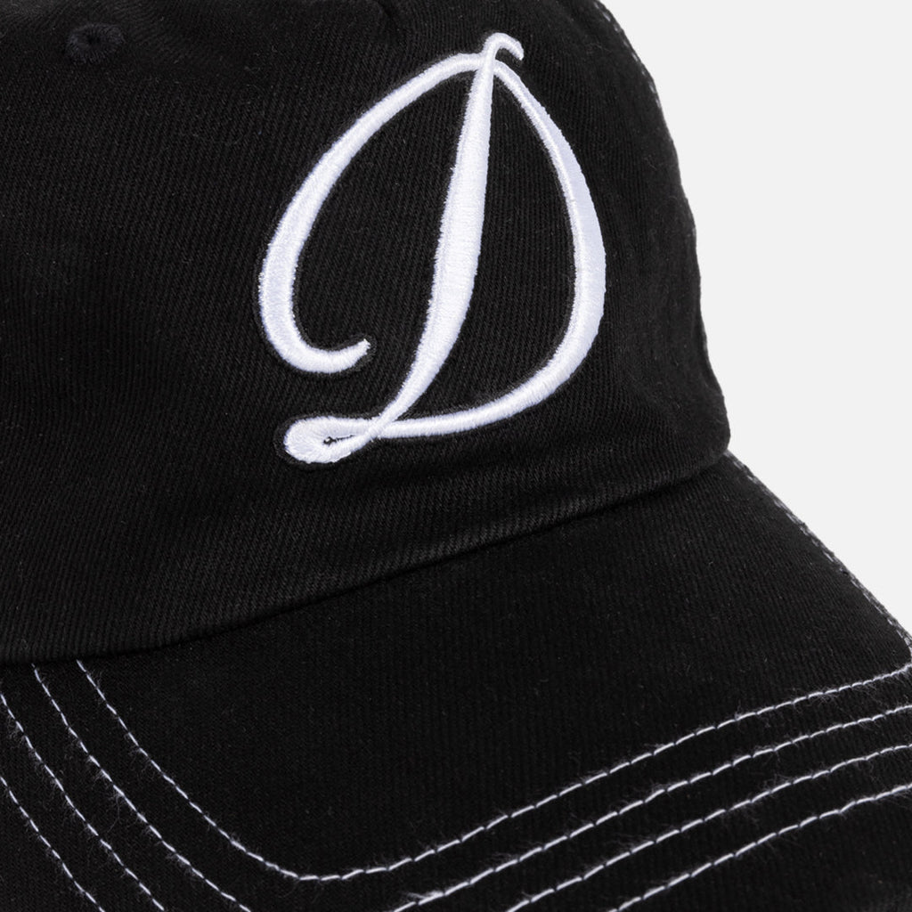 Dime Cursive Denim Worker Cap - Black Washed