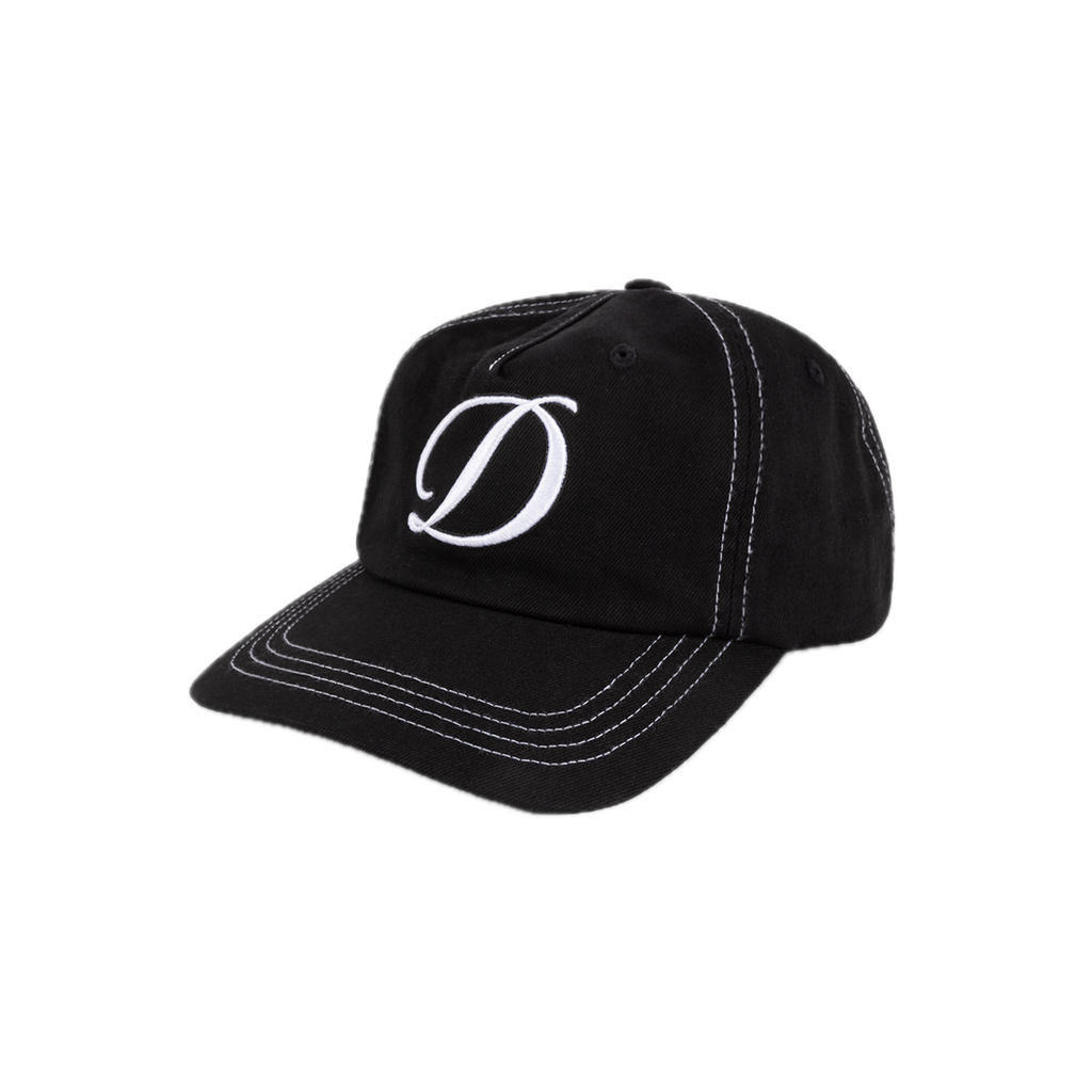 Dime Cursive Denim Worker Cap - Black Washed