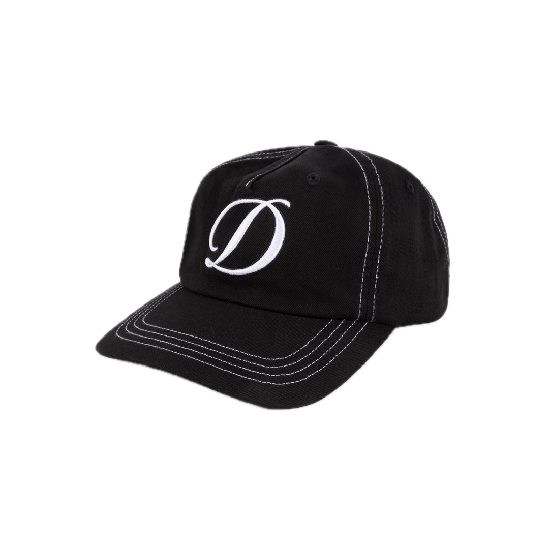 Dime Cursive Denim Worker Cap - Black Washed