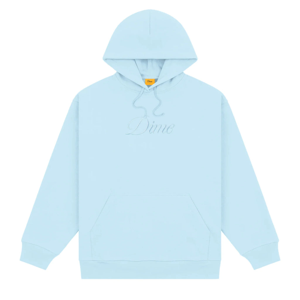 Dime Cursive Logo Hoodie - Baby Blue