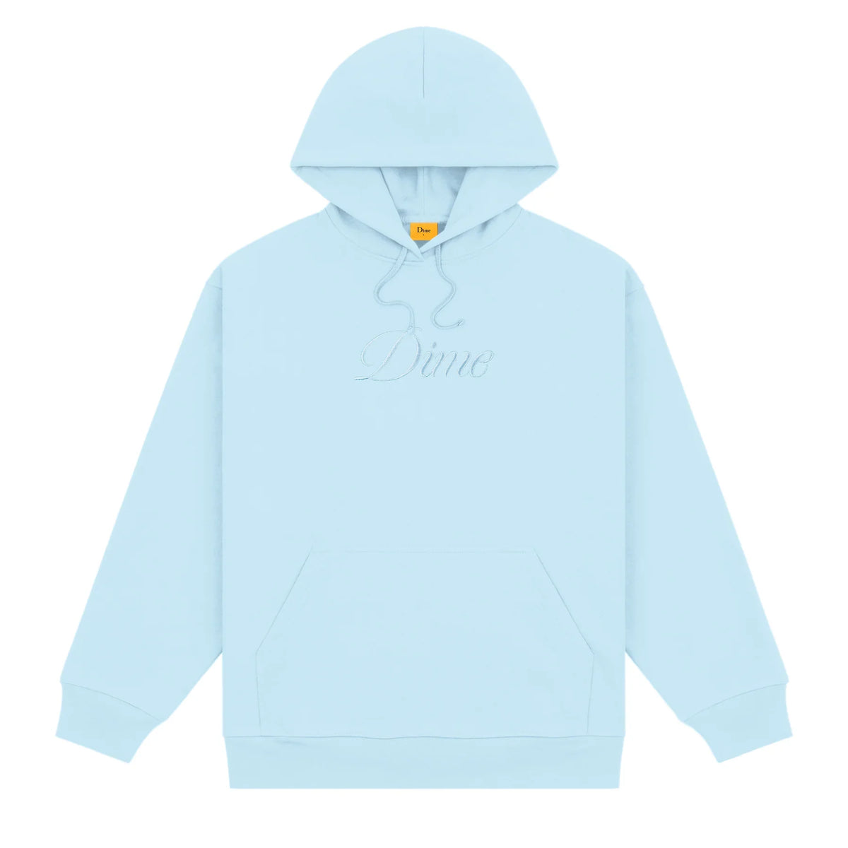 Dime Cursive Logo Hoodie - Baby Blue