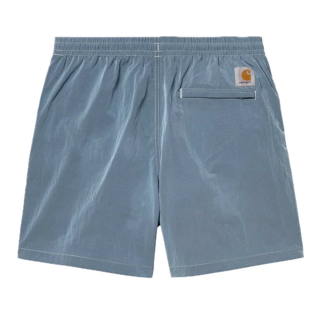 Carhartt WIP Canby Swim Trunks - Clay Blue/White