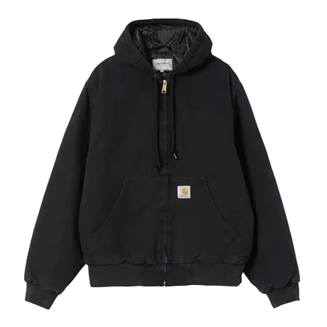 Carhartt WIP OG Active Jacket - Black Stone Canvas