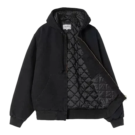 Carhartt WIP OG Active Jacket - Black Stone Canvas