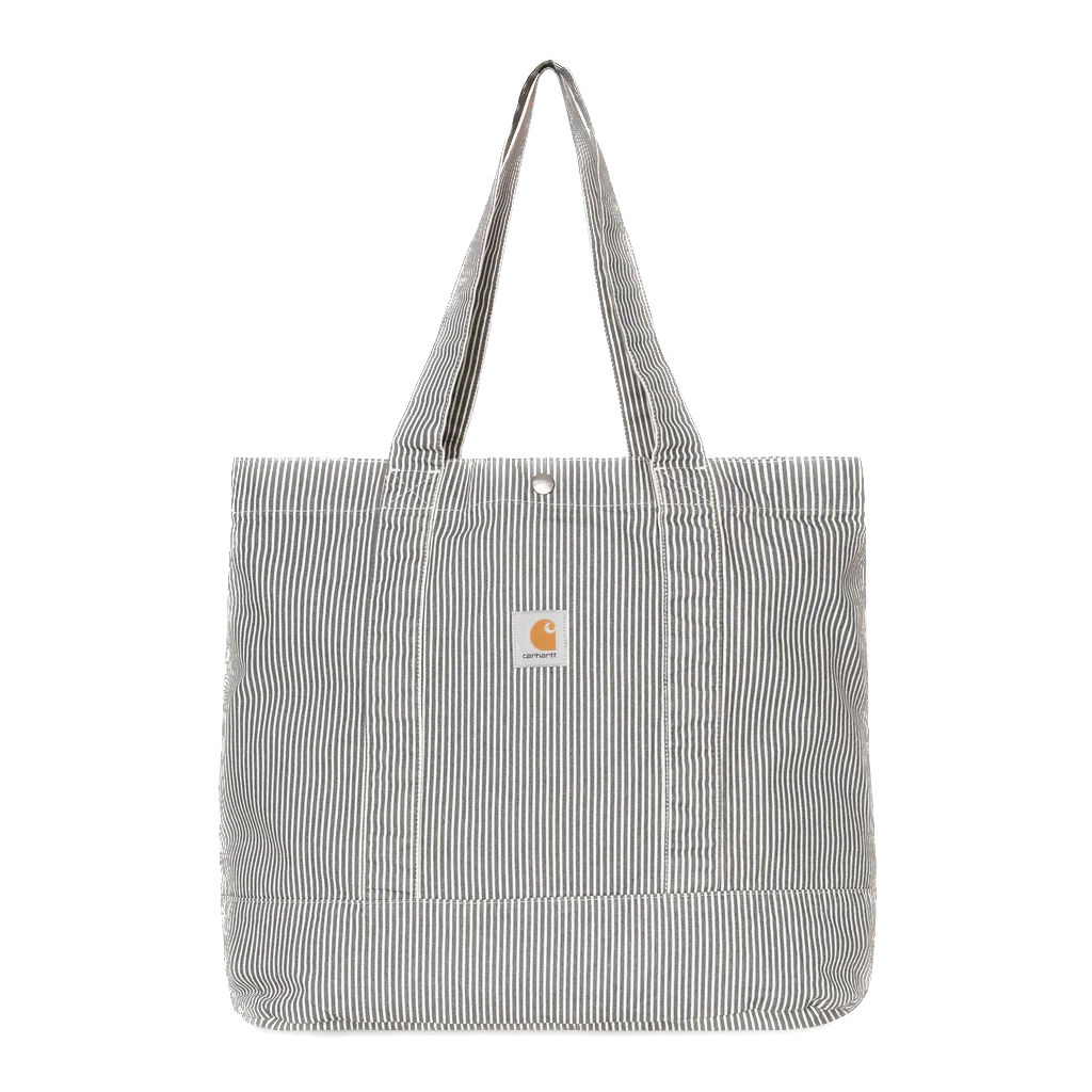 Carhartt WIP Mercer Stripe Tote Bag - Graphite/Stone Washed