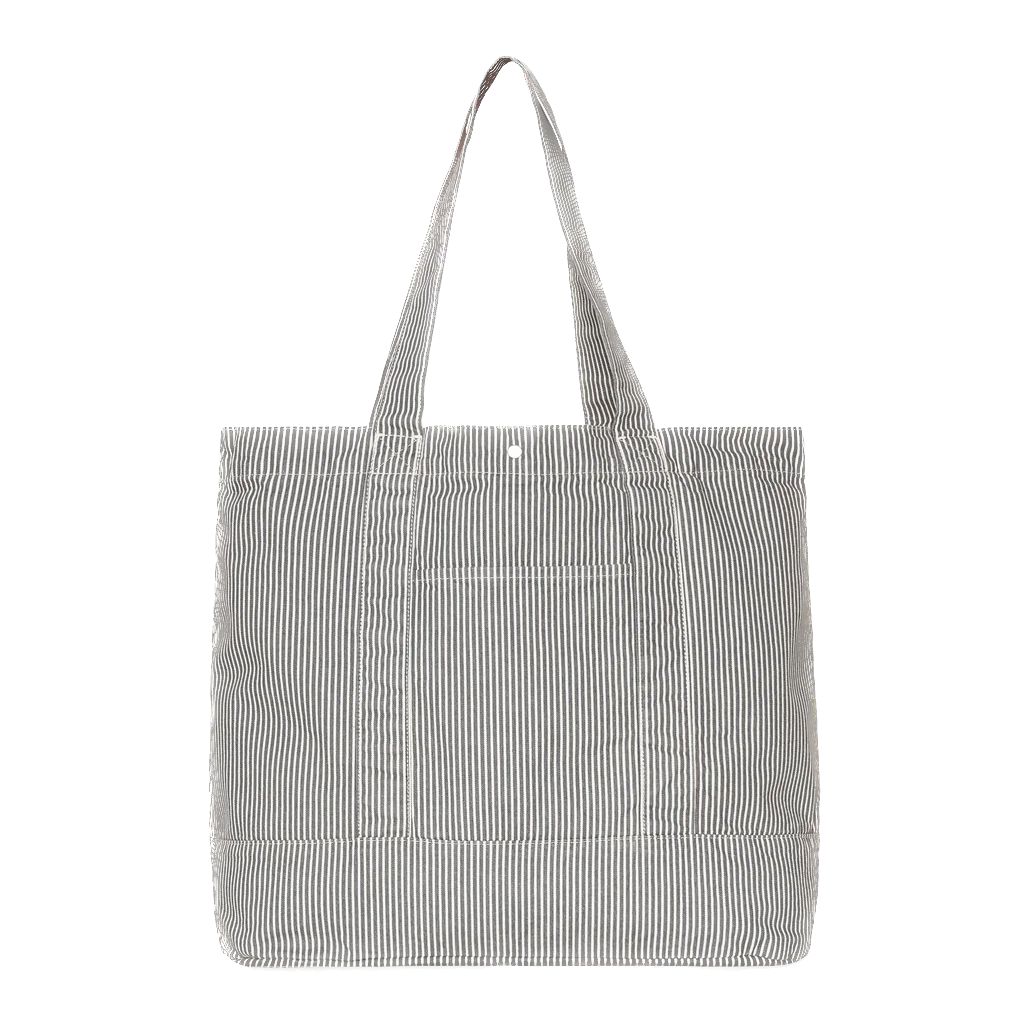 Carhartt WIP Mercer Stripe Tote Bag - Graphite/Stone Washed
