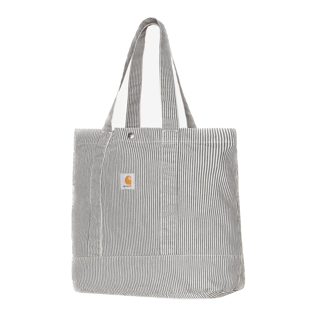 Carhartt WIP Mercer Stripe Tote Bag - Graphite/Stone Washed