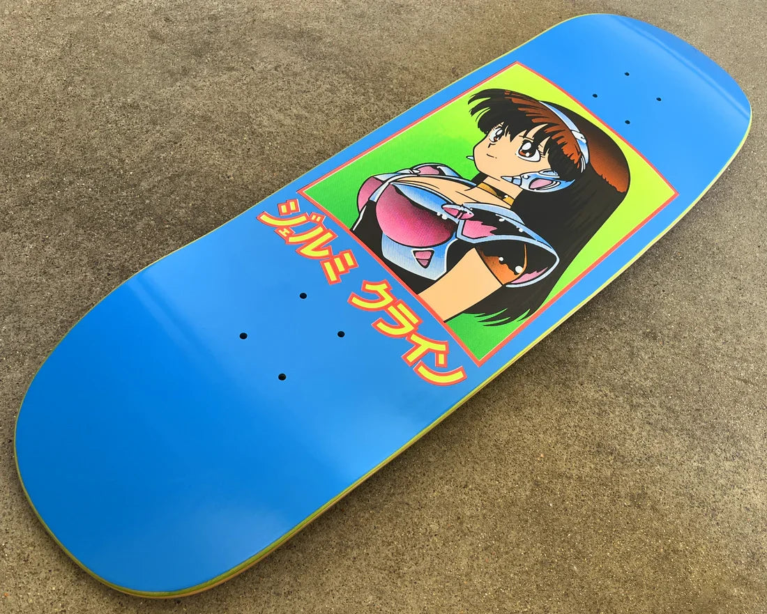 Hook-Ups Dream Girl Shaped Bright Blue Deck - 9.5
