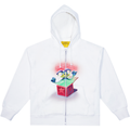 Carpet Company Jack Double Zip Hoodie - White