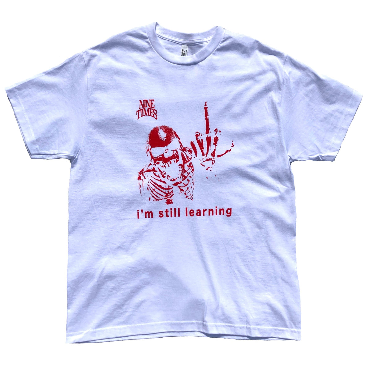 Ninetimes Learning Tee - White