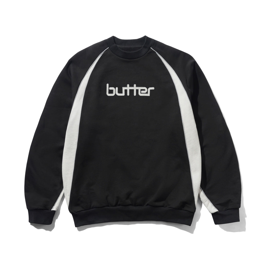 Butter Goods Match Crewneck - Black