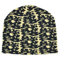 Hitopp Monogram Beanie - Black/Peach