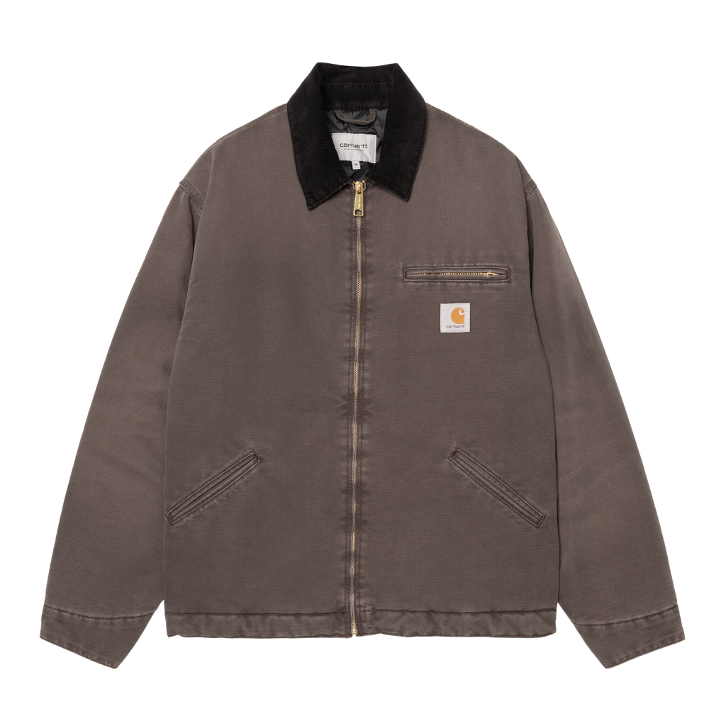 Carhartt WIP OG Detroit Jacket - Tobacco/Black Stone Canvas
