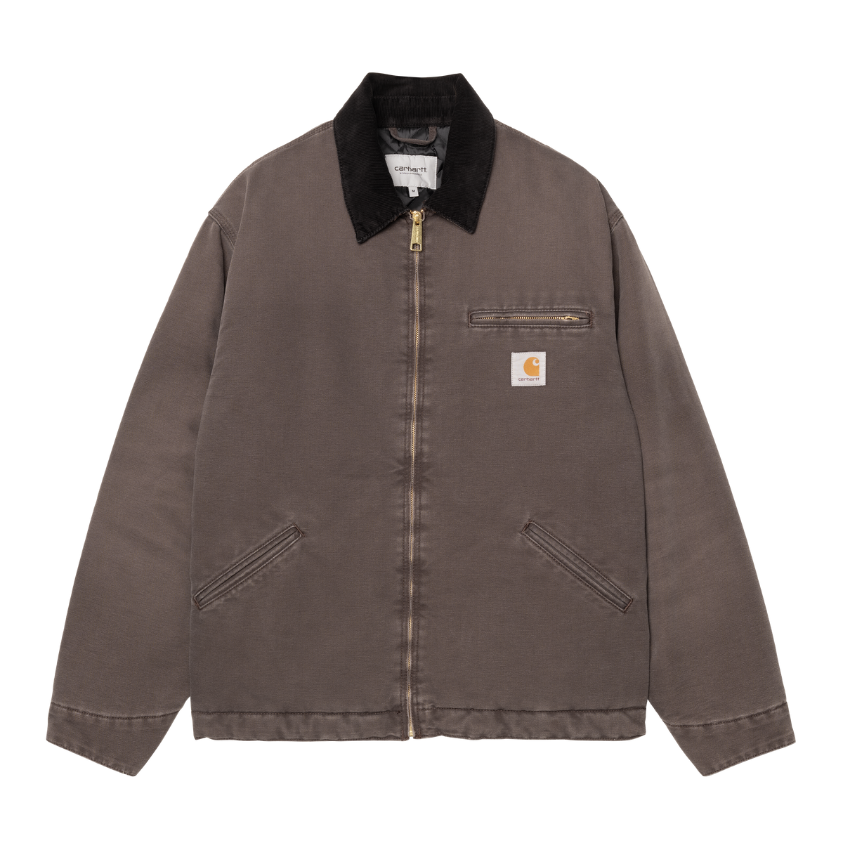 Carhartt WIP OG Detroit Jacket - Tobacco/Black Stone Canvas