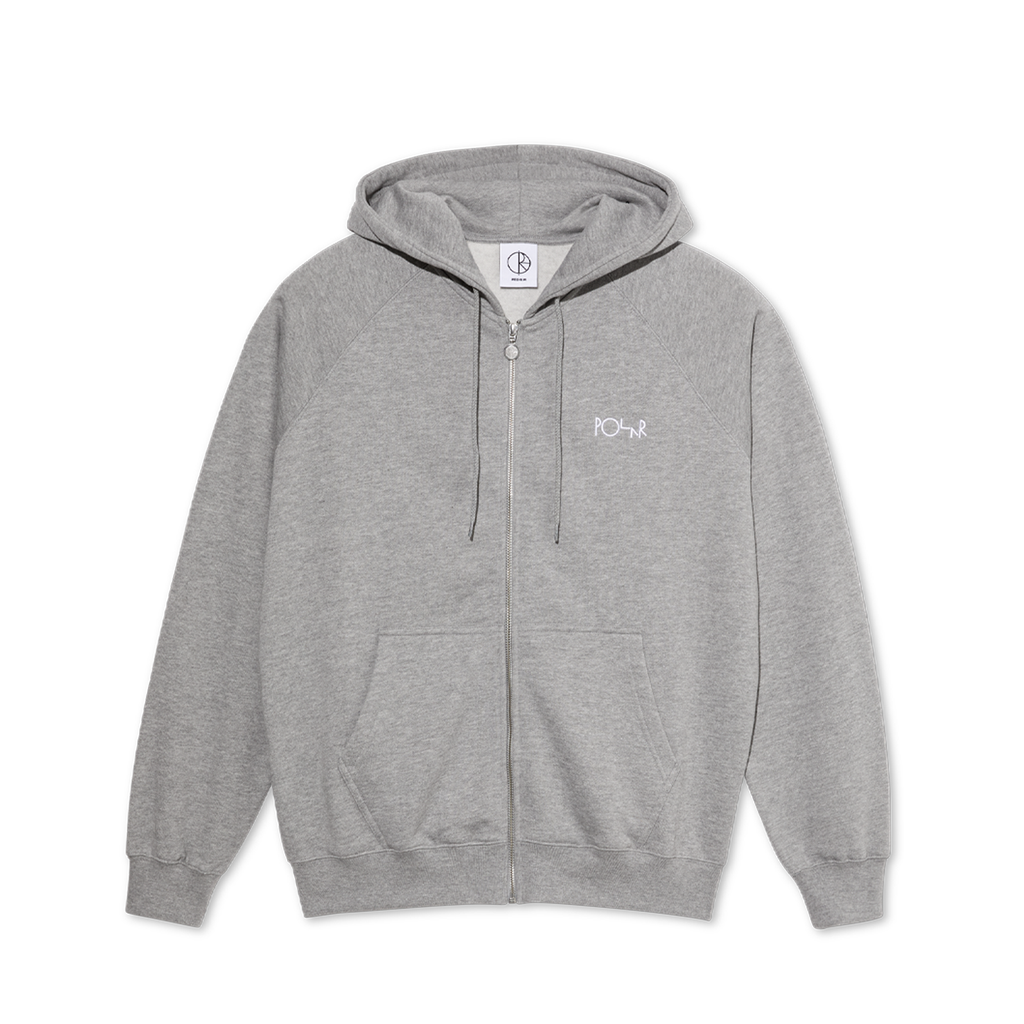 Polar Default Zip Hood - Heather Grey