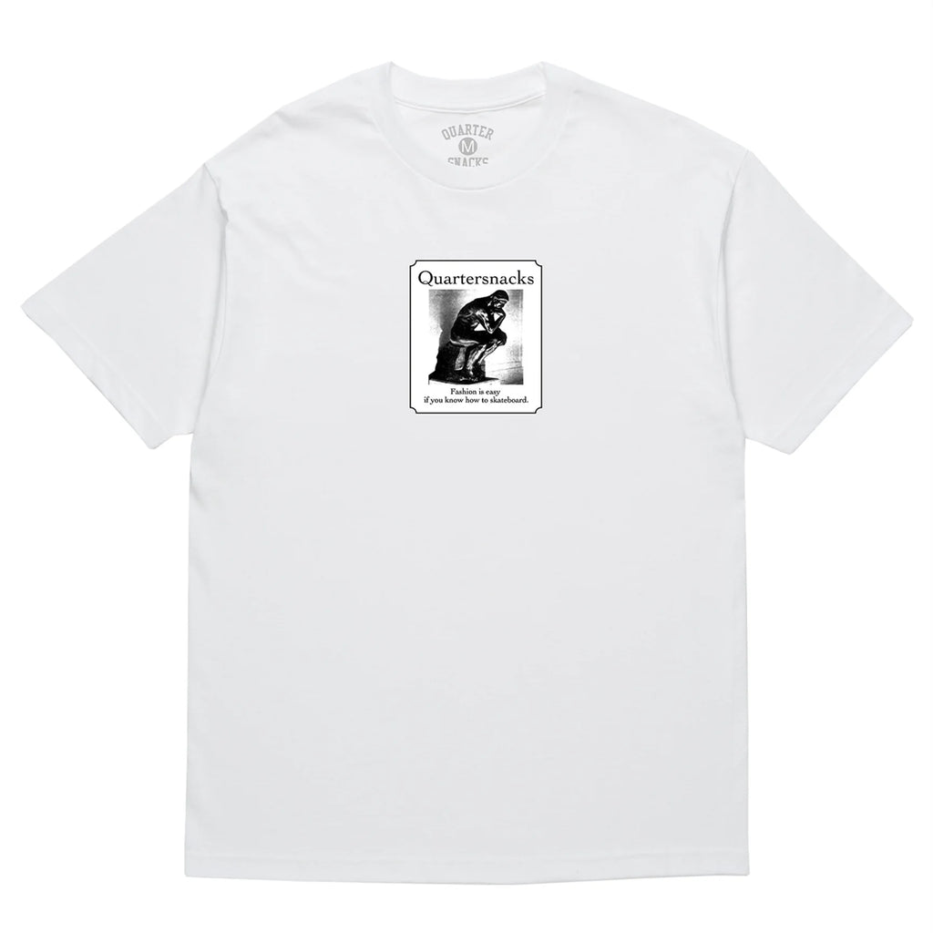 Quartersnacks Thinker Tee - White