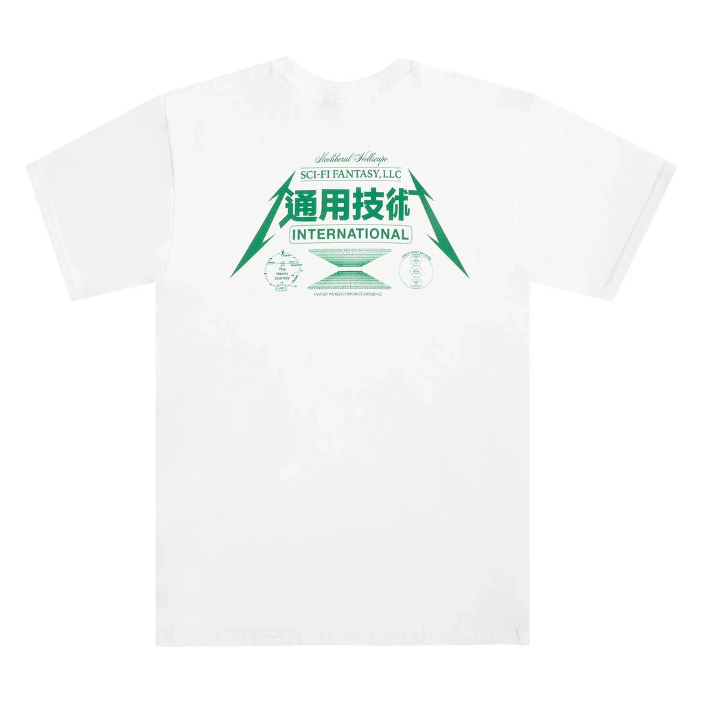 Sci-Fi Fantasy Neoliberal Tee - White