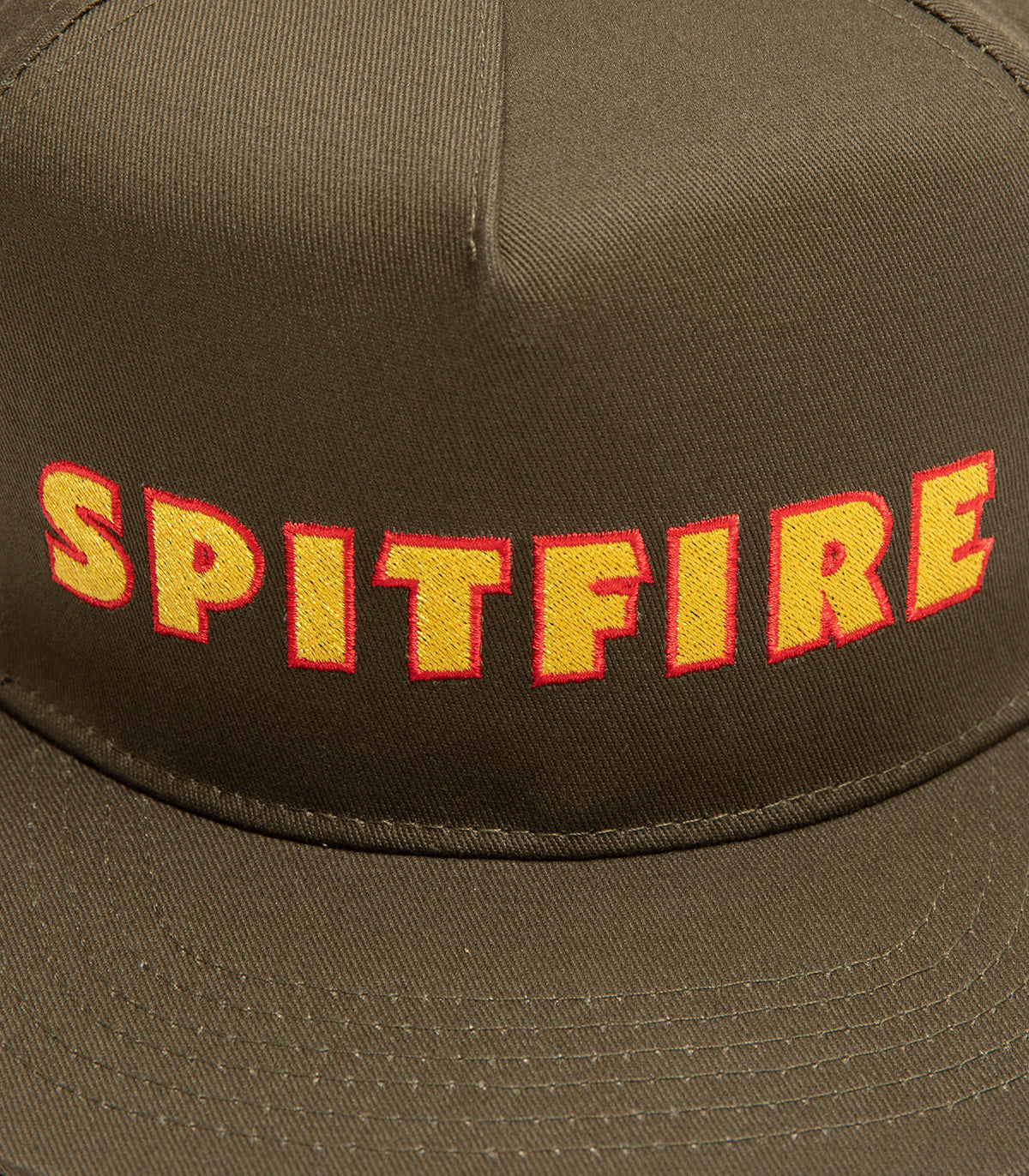 Spitfire Live to Burn Script Snapback Hat