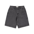 Dime Classic Denim Shorts - Faded Black (Dark Stitching)